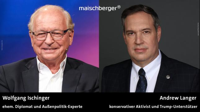 Bild: WDR/Oliver Ziebe; Barry Morgenstein 2024 Wolfgang Ischinger und Andrew Langer