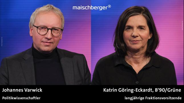 Johannes Varwick und Katrin Göring-Eckardt
