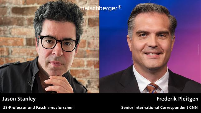 Bild: Robin Dembroff; WDR/Oliver Ziebe Jason Stanley und Frederik Pleitgen