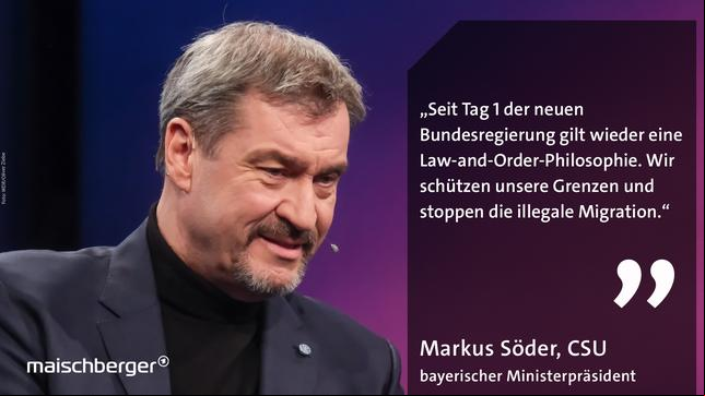 Bild: WDR/Oliver Ziebe Markus Söder