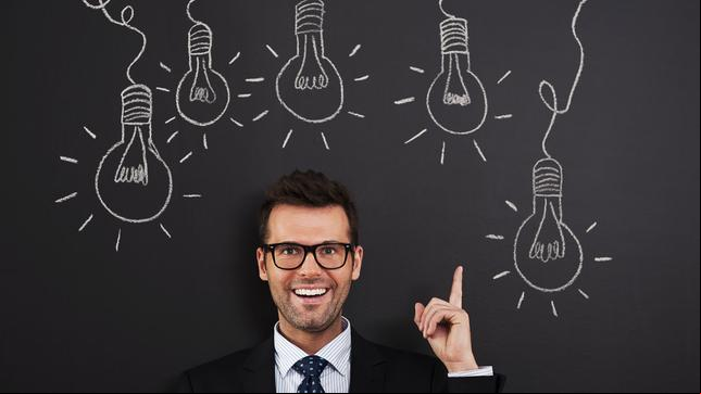 Bild: thinkstock Symbolbild: Mann hat einen Einfall
