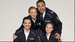  V.l.n.r. Kommissar Moritz Krätschmer (Ferdi Özten), Hauptkommissarin Maike Junghans (Carina Wiese), Sami Fares (Adnan Maral), Kommissarin Jana Macourek (Barbara Prakopenka)