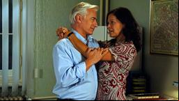 Rote Rosen Thomas Jansen (Gerry Hungbauer) und Petra Jansen (Angela Roy)