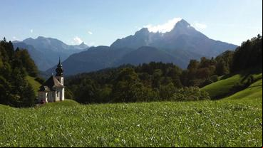 Ein einsam gelegenes Bergkirchlein