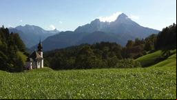 Ein einsam gelegenes Bergkirchlein
